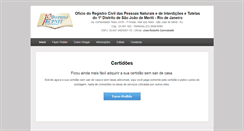 Desktop Screenshot of cartoriomeriti.com.br